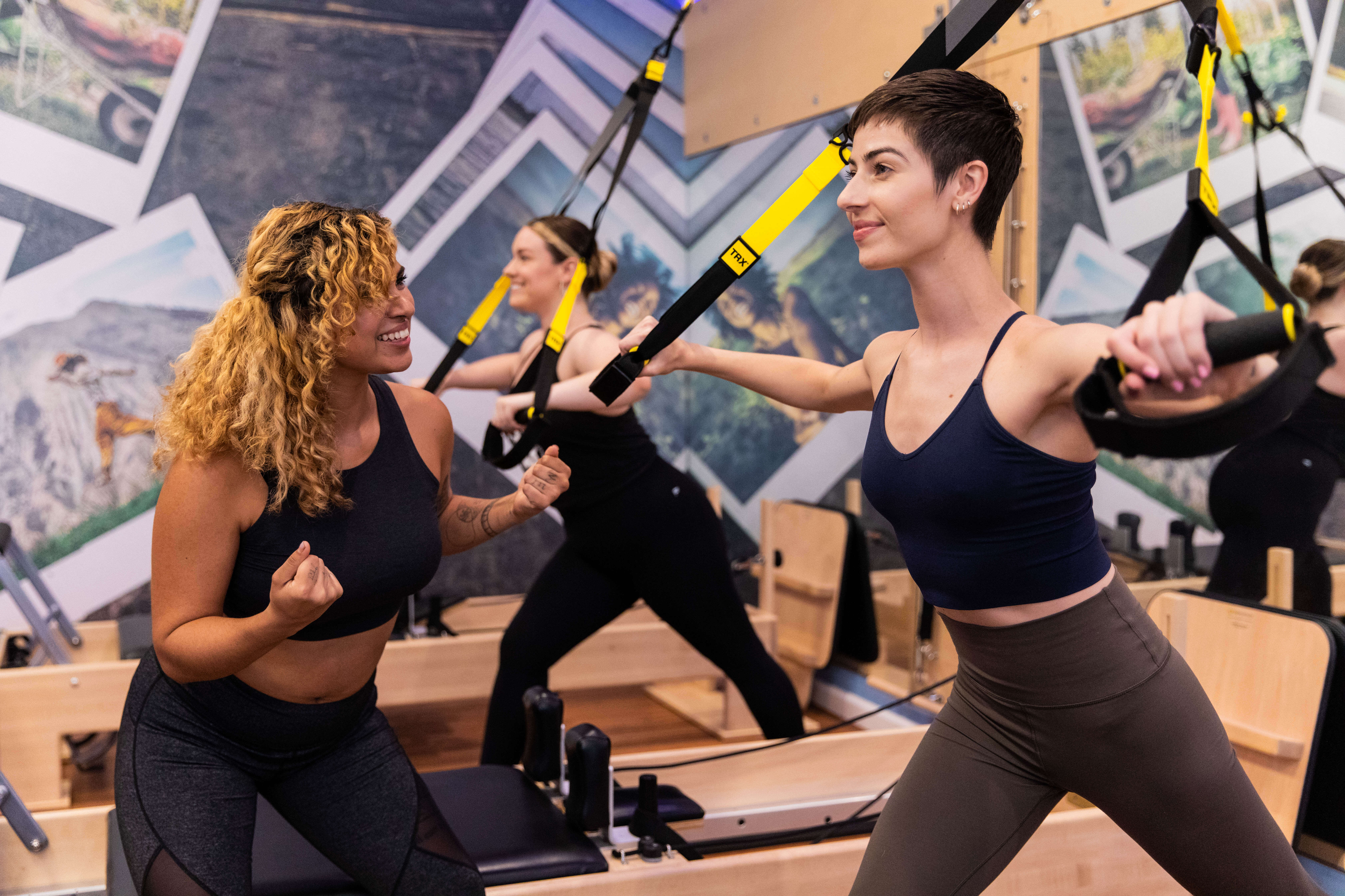 Put your Pilates Body to the test with TRX at a CP Suspend Class! 🔥 Would  you rather: 💪 Work your arms 🔥 Work your legs 💙 Work them BOTH
